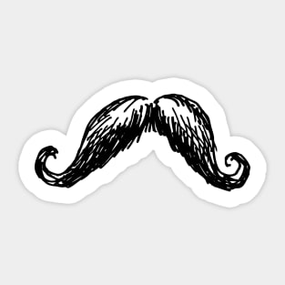 Moustache Sticker